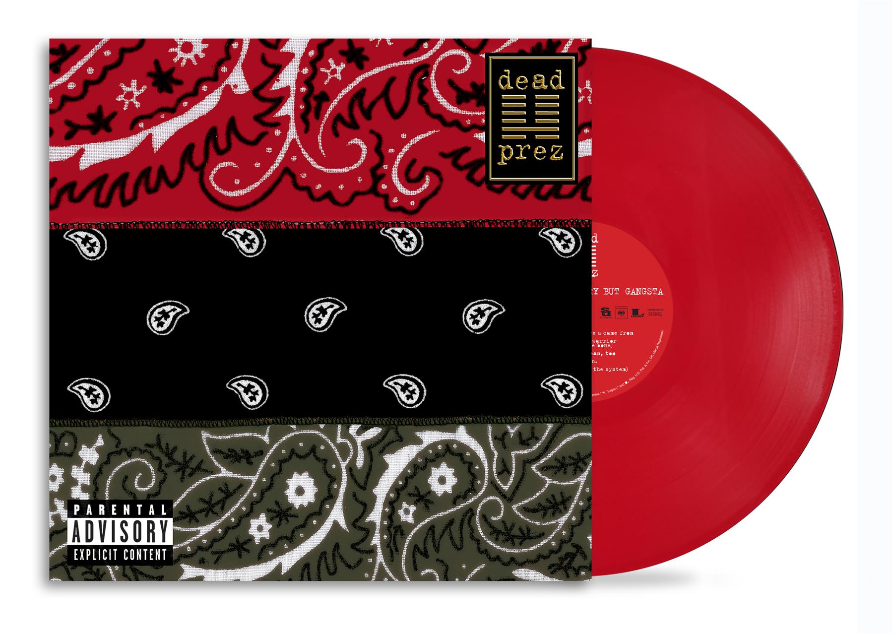 Dead Prez - RBG: Revolutionary But Gangsta RSD Black Friday Red Vinyl LP