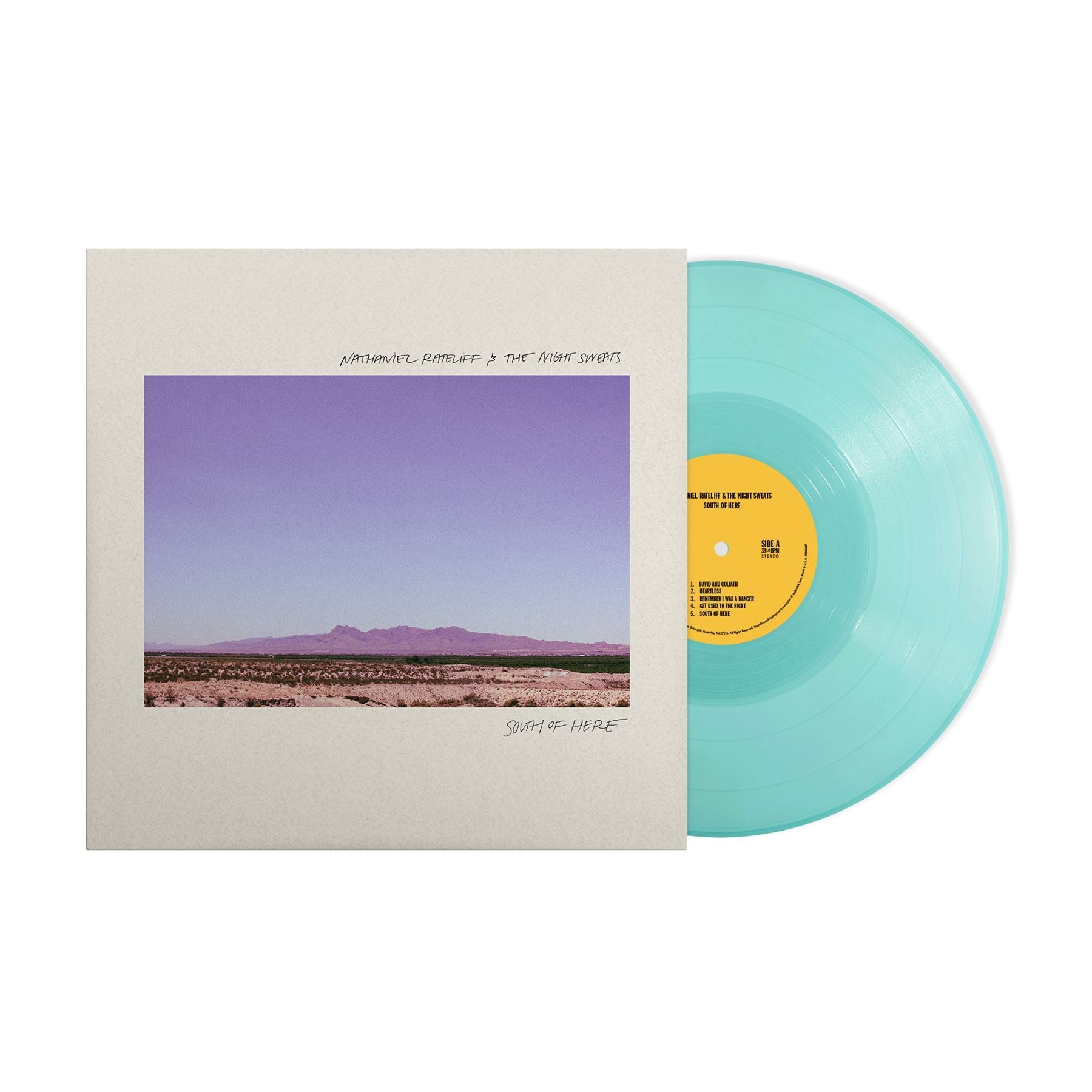 Nathaniel Rateliff & The Night Sweats - South of Here Turquoise Vinyl LP