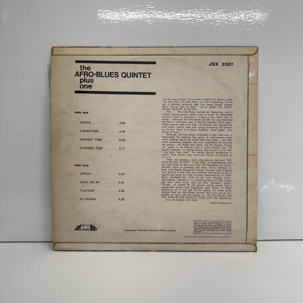 The Afro-Blues Quintet Plus One - The Afro-Blues Quintet Plus One Vinyl LP