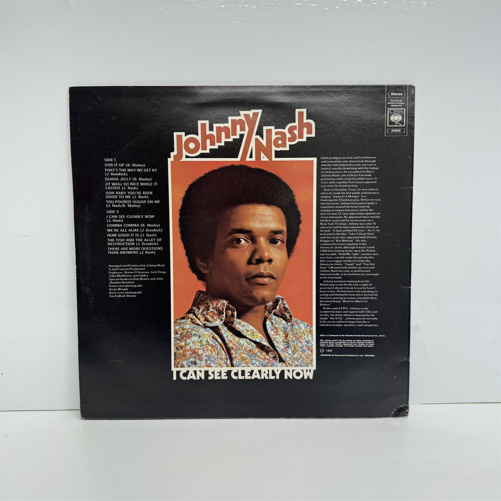 Johnny Nash -  I Can See Clearly Now Vinyl LP