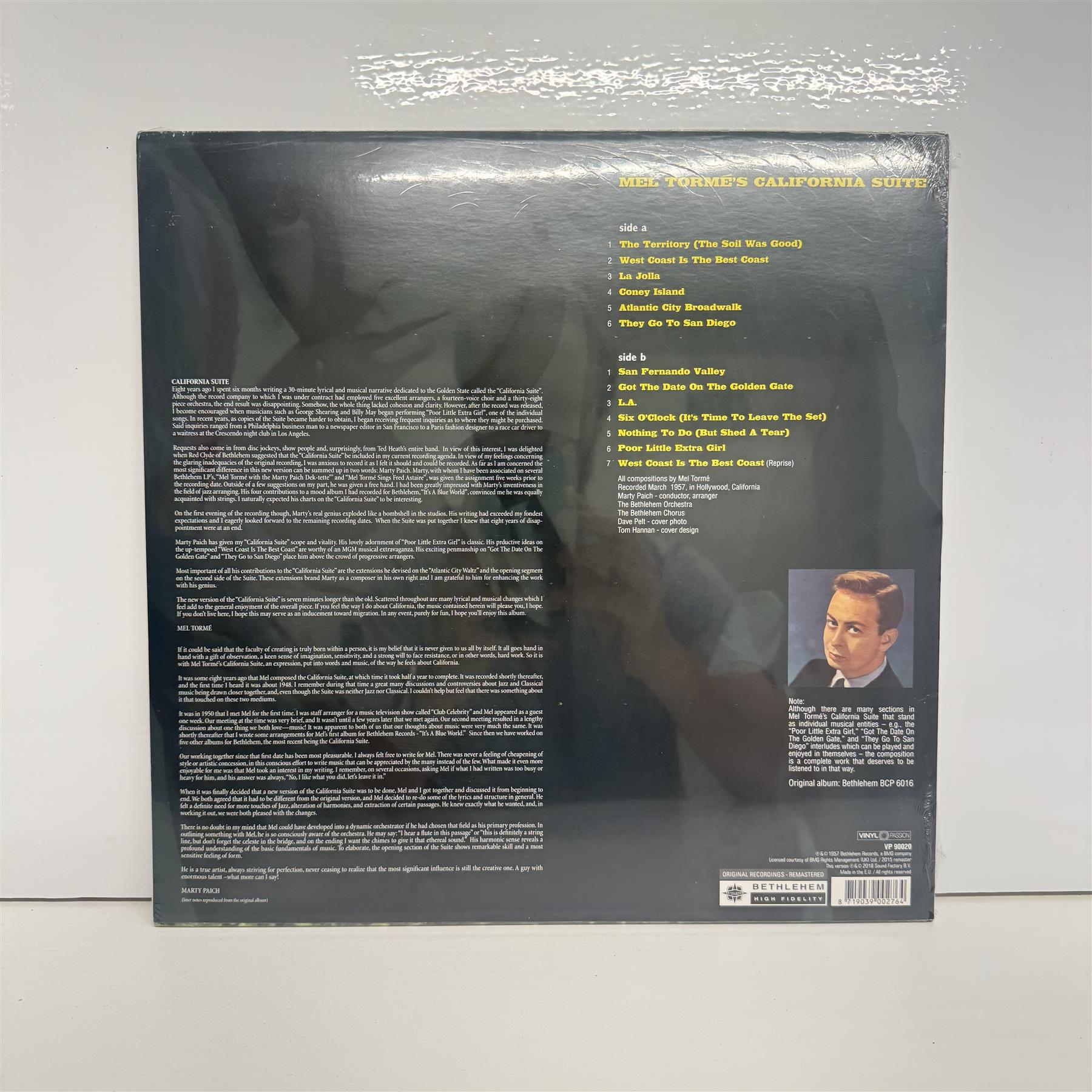 Mel Tormé - Mel Tormé's California Suite Vinyl LP