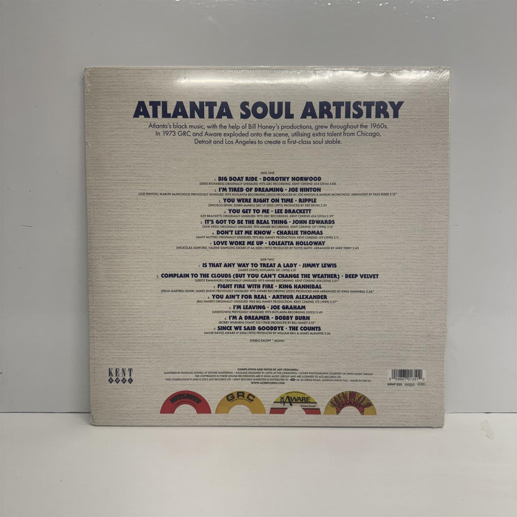 Atlanta Soul Artistry 1965-1975 - V/A Vinyl LP