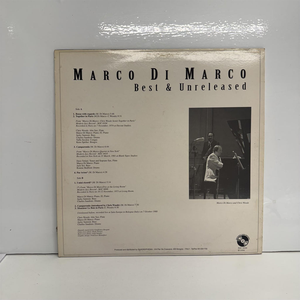 Marco Di Marco - Best & Unreleased Vinyl LP