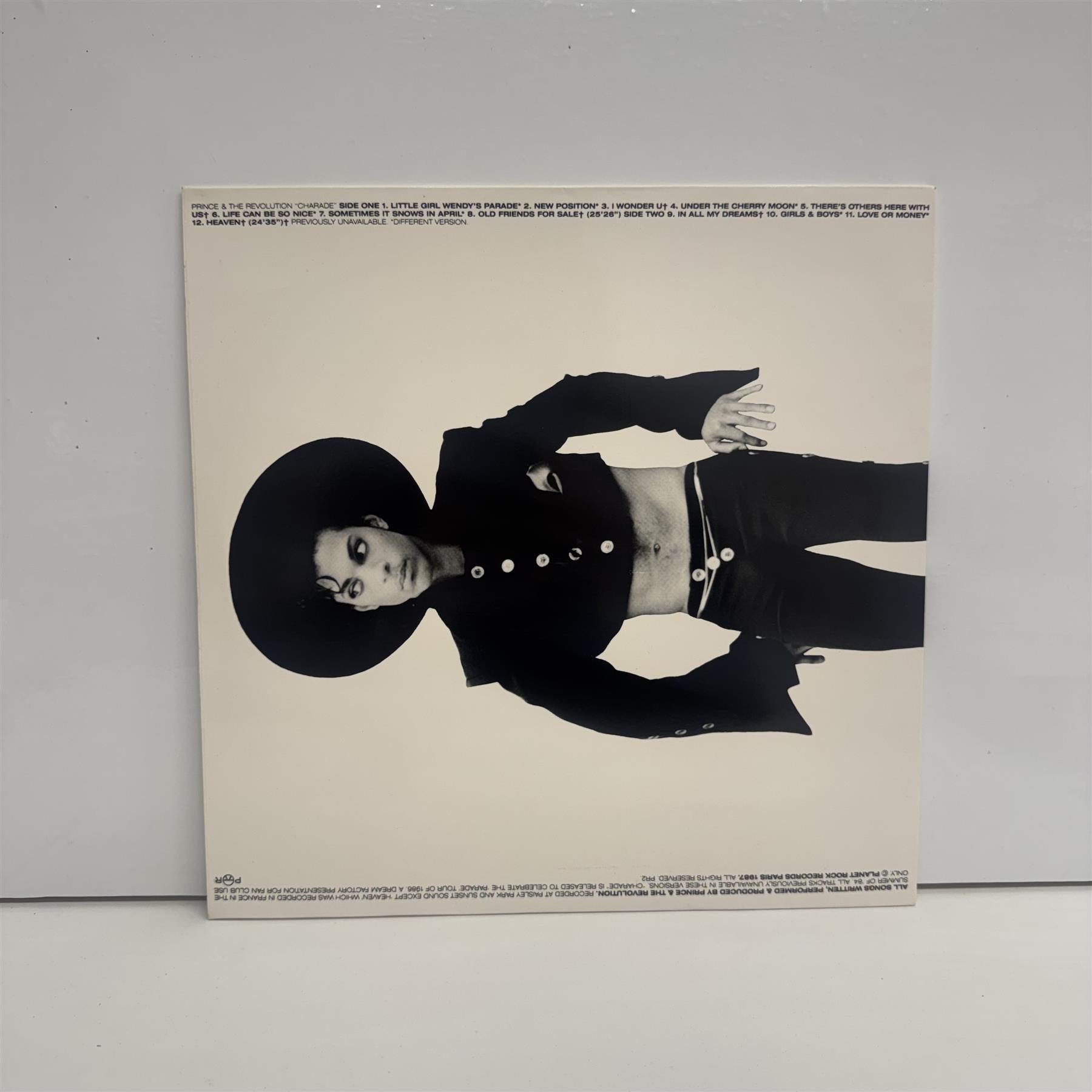 Prince And The Revolution - Charade White Vinyl LP