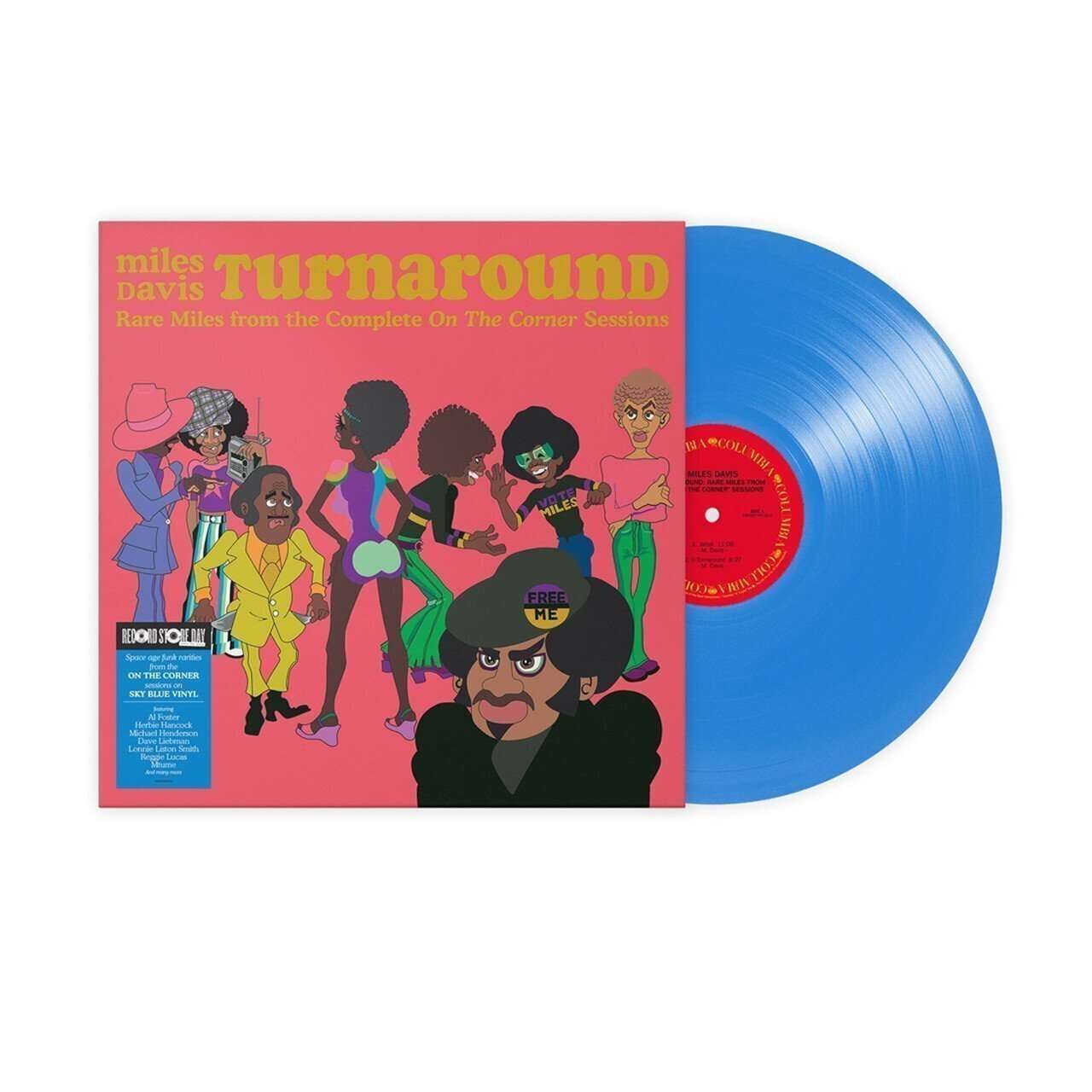 Miles Davis - Turnaround: Rare Miles From The Complete On The Corner Sessions Blue  Vinyl LP