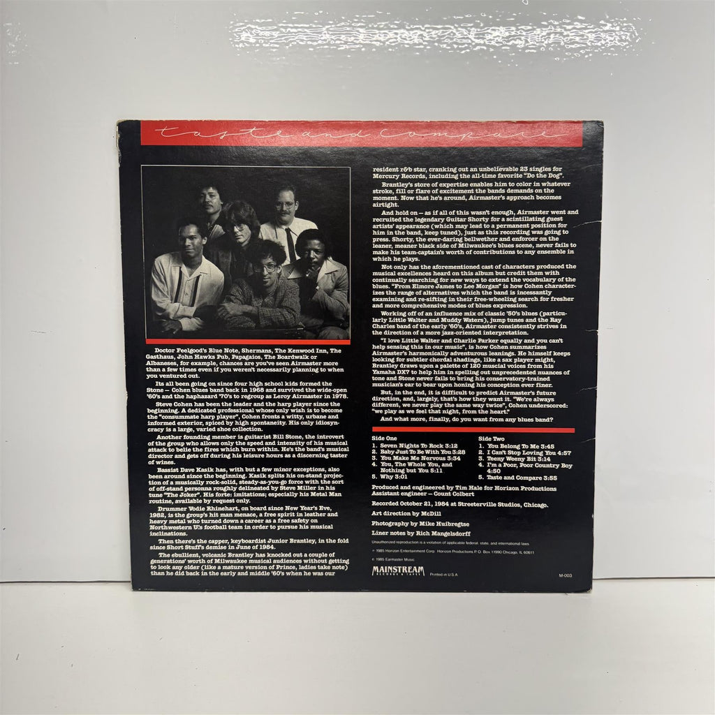 Leroy Airmaster - Taste And Compare Vinyl LP