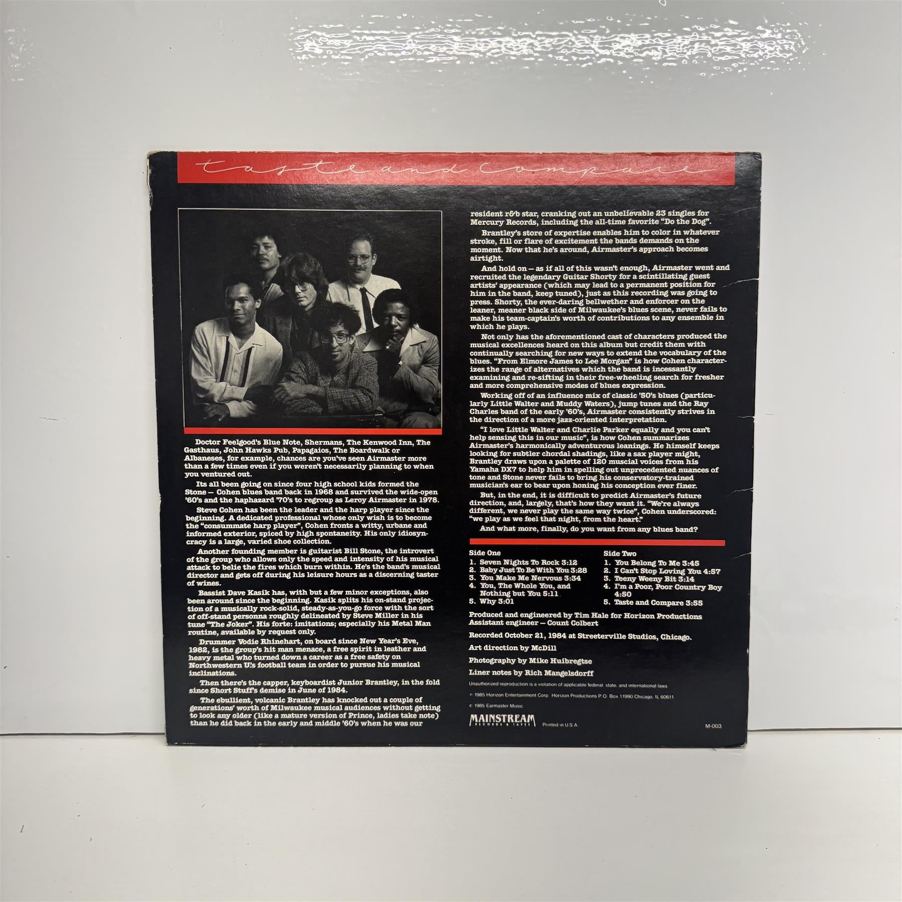 Leroy Airmaster - Taste And Compare Vinyl LP