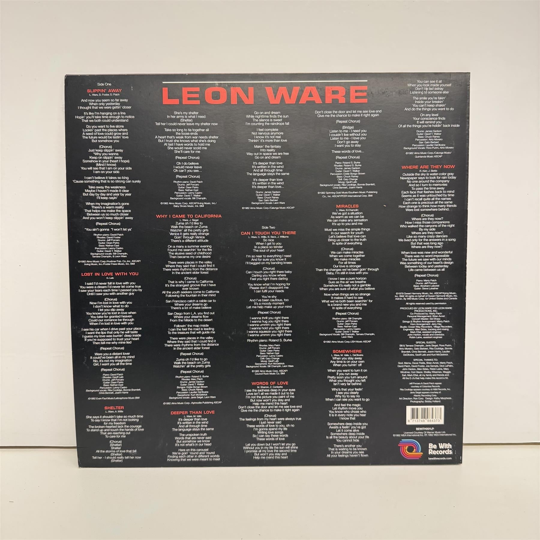 Leon Ware - Leon Ware Vinyl LP Reissue