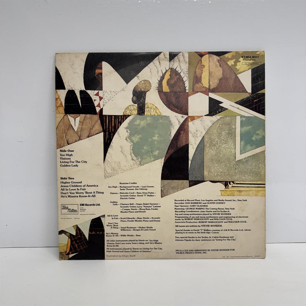 Stevie Wonder - Innervisions Vinyl LP