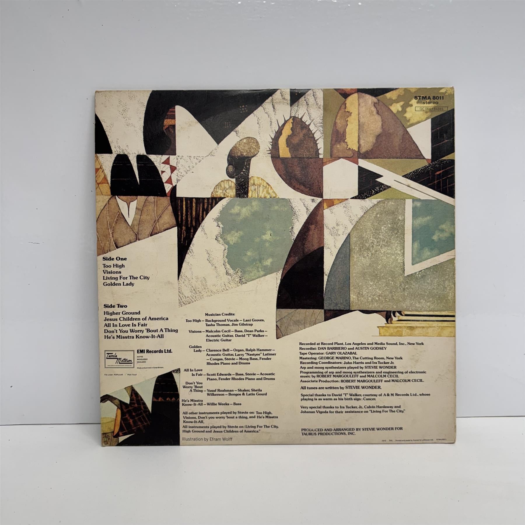 Stevie Wonder - Innervisions Vinyl LP