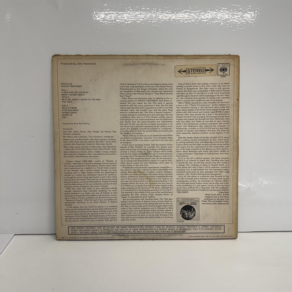 Don Ellis - Shock Treatment Vinyl LP
