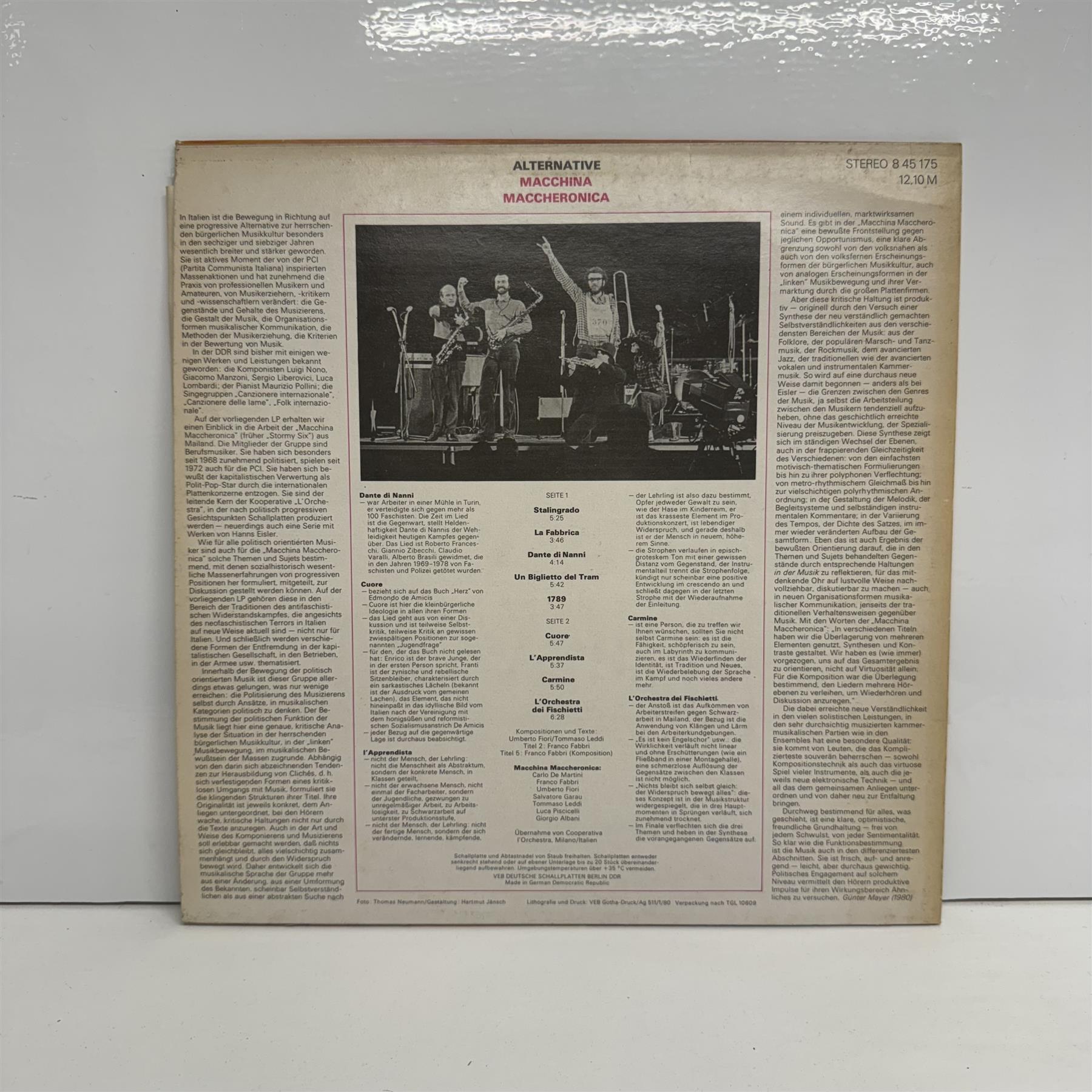 Macchina Maccheronica - Alternative Vinyl LP