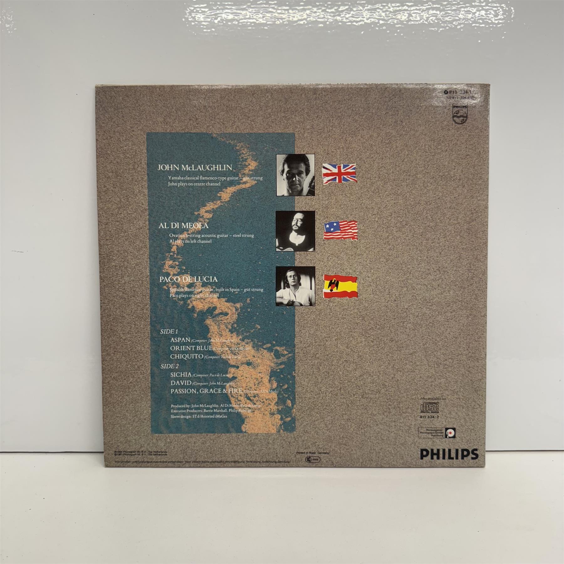 John McLaughlin - Al Di Meola - Paco De Lucía  - Passion, Grace & Fire Vinyl LP