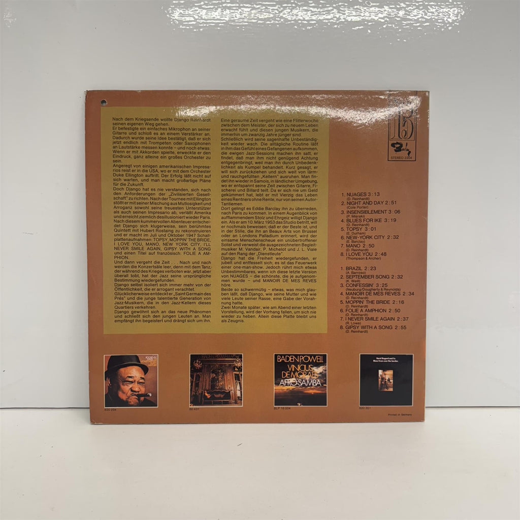 Django Reinhard - Django Reinhardt Und Sein Quintett Vinyl LP