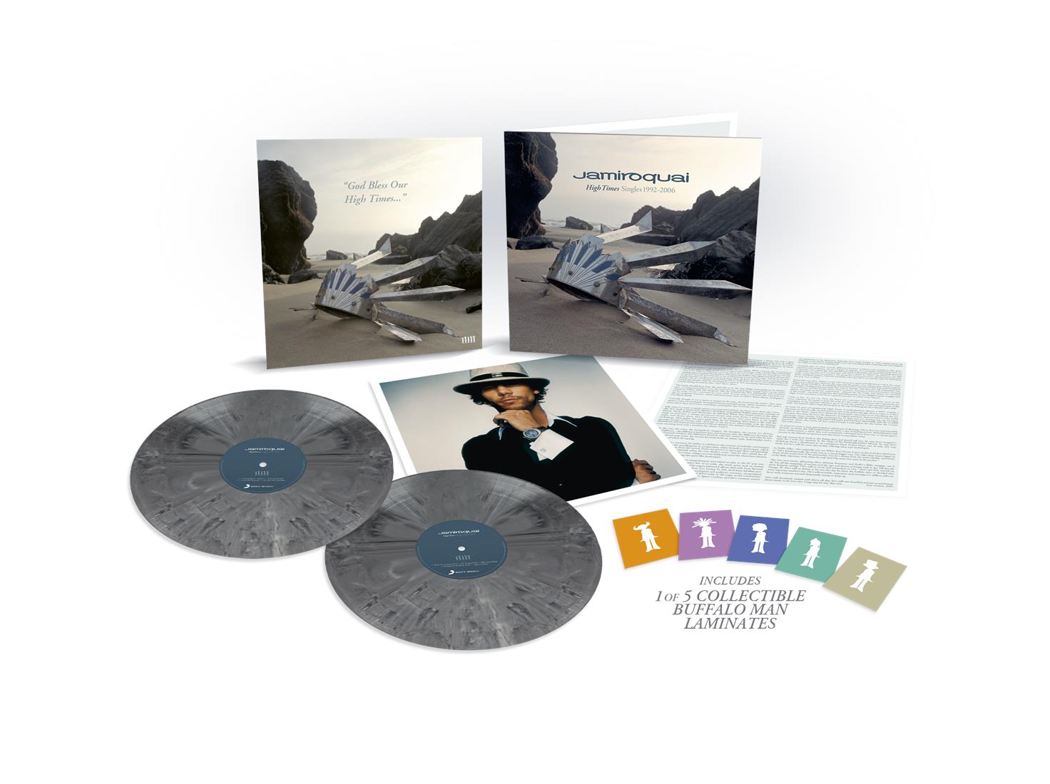 Jamiroquai - High Times: Singles 1992 - 2006 Tour Edition 2x Marble Steel Vinyl LP