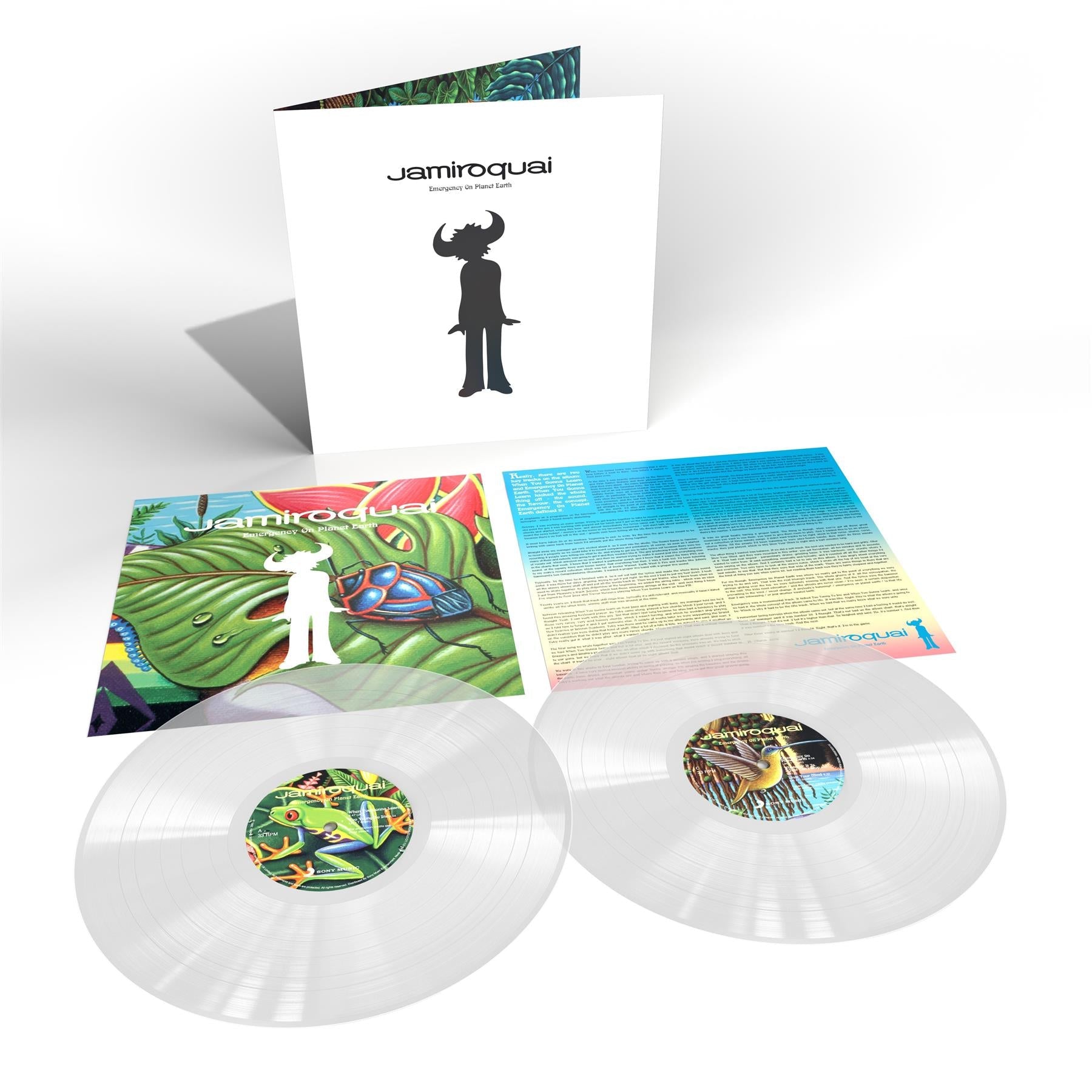 Jamiroquai - Emergency on Planet Earth National Album Day 2022 2x Transparent Vinyl LP Reissue